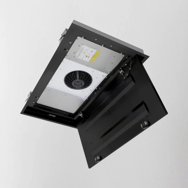 LUXAIR 90cm x 50cm Premium Ceiling Cooker Hood with 6 x LED Spotlights in Matt Black     BRUSHLESS MOTOR || LA-90-ANZI-BR-BLK - Image 6