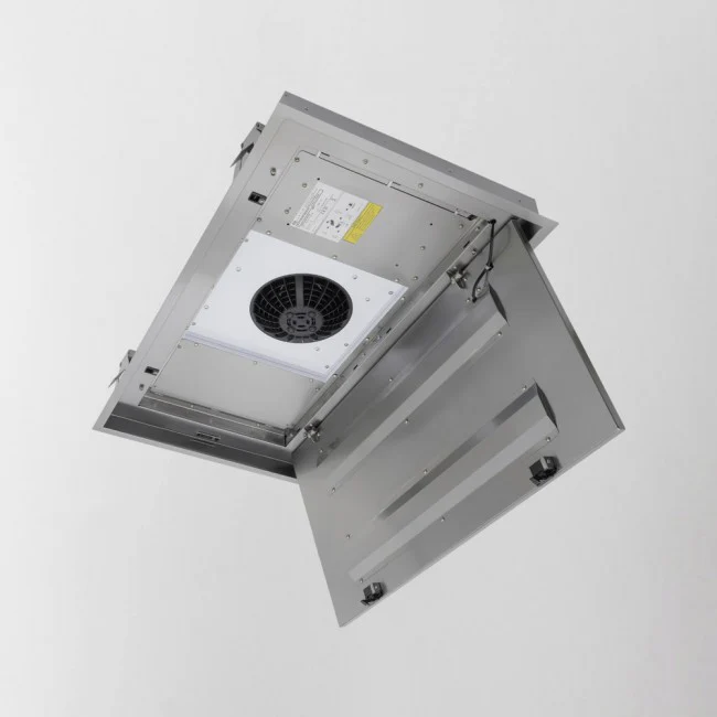 LUXAIR 90cm x 50cm Premium Ceiling Cooker Hood with 6 x LED Spotlights in Stainless Steel BRUSHLESS MOTOR || LA-90-ANZI-BR-SS - Image 4