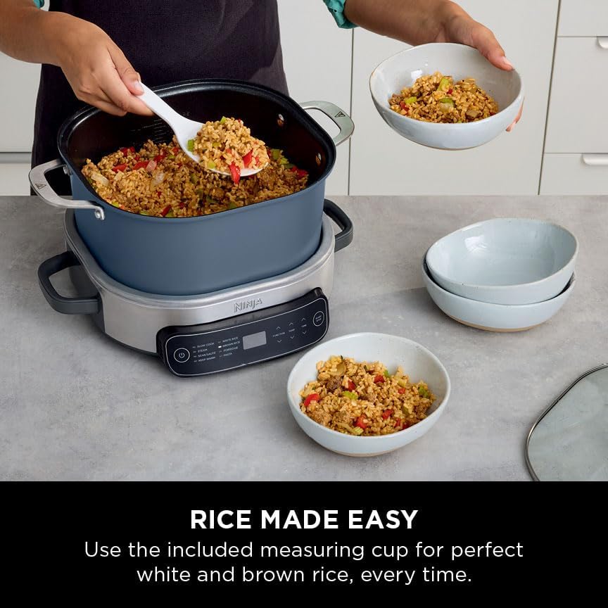 Ninja Foodi 8-Mode 6L PossibleCooker Rice & Slow Cooker - Midnight Blue | MC1101UK - Image 5