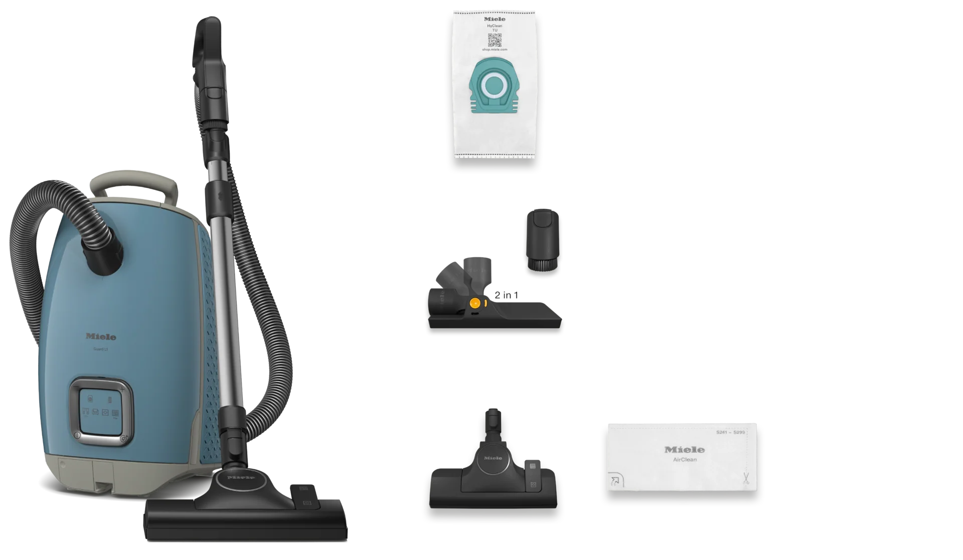 Miele Guard L1 Vacuum Cleaner - Nordic Blue | 12652190 - Image 3