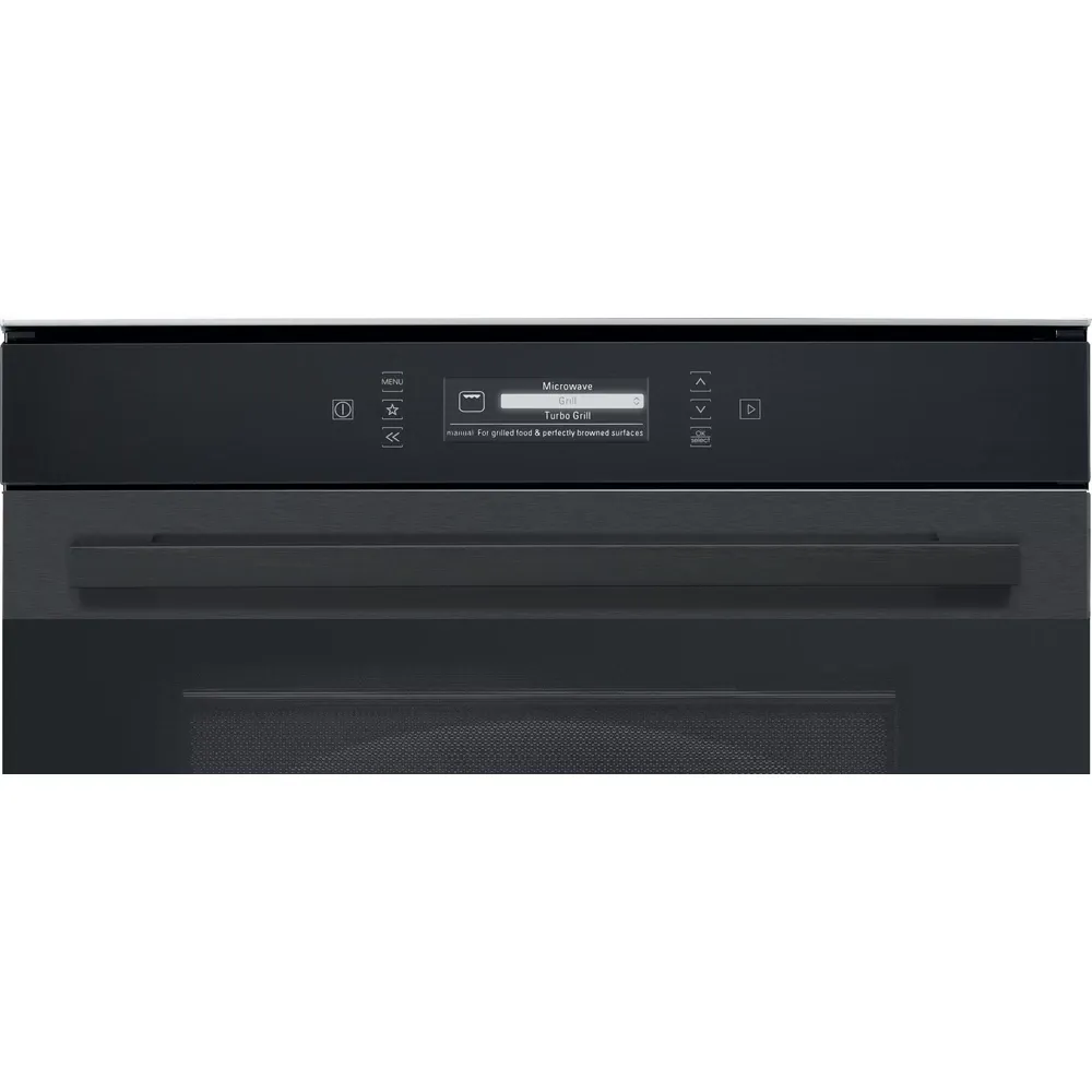 Hotpoint 40cm Built-in Microwave Combination Oven - Black Steel || MP996BM - Image 2