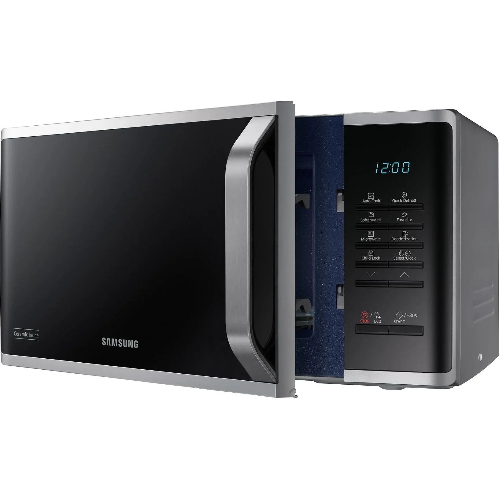 Samsung Solo Microwave Capacity 23L - Silver | MS23K3523AS/EU - Image 3