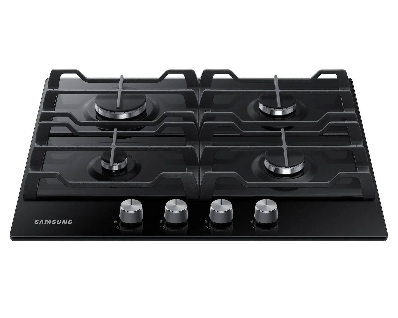 Samsung 60cm Gas Hob Four Burner - Black Glass | NA64D3000AK/U1 - Image 3
