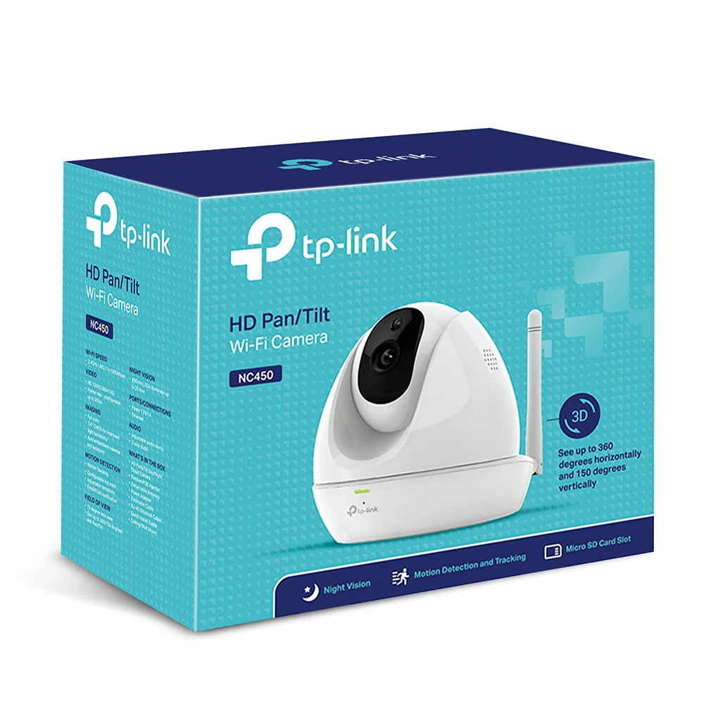 TP-Link HD Pan/Tilt Wi-Fi Camera WITH NIGHT VISION || NC450 - Image 4