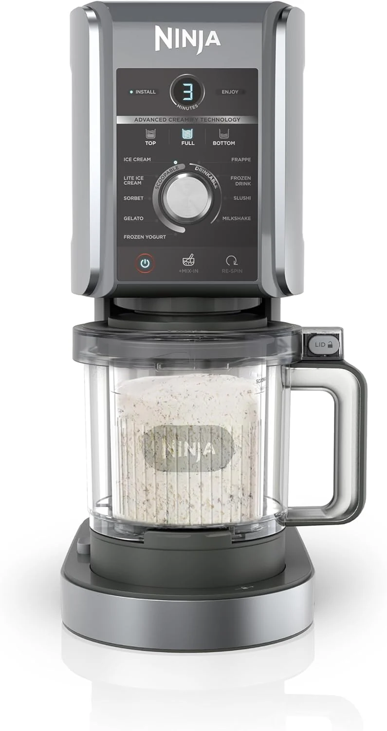 Ninja CREAMi Deluxe 10-in-1 Ice Cream and Frozen Drink Maker | NC501UK - Image 2