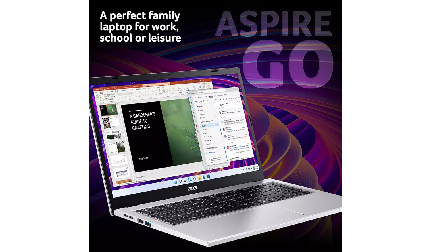 Acer Aspire Go i5 AG15-71P 15in i5 8GB 512GB Laptop - Silver | NX.J4GEK.005EX - Image 3