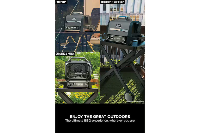 NINJA Woodfire Electric BBQ Grill & Smoker | OG701UK - Image 10