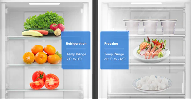 POWERPOINT Hybrid 380L Fridge (or Freezer) - Inox - 185x71cm | P1271185MRIN - Image 8