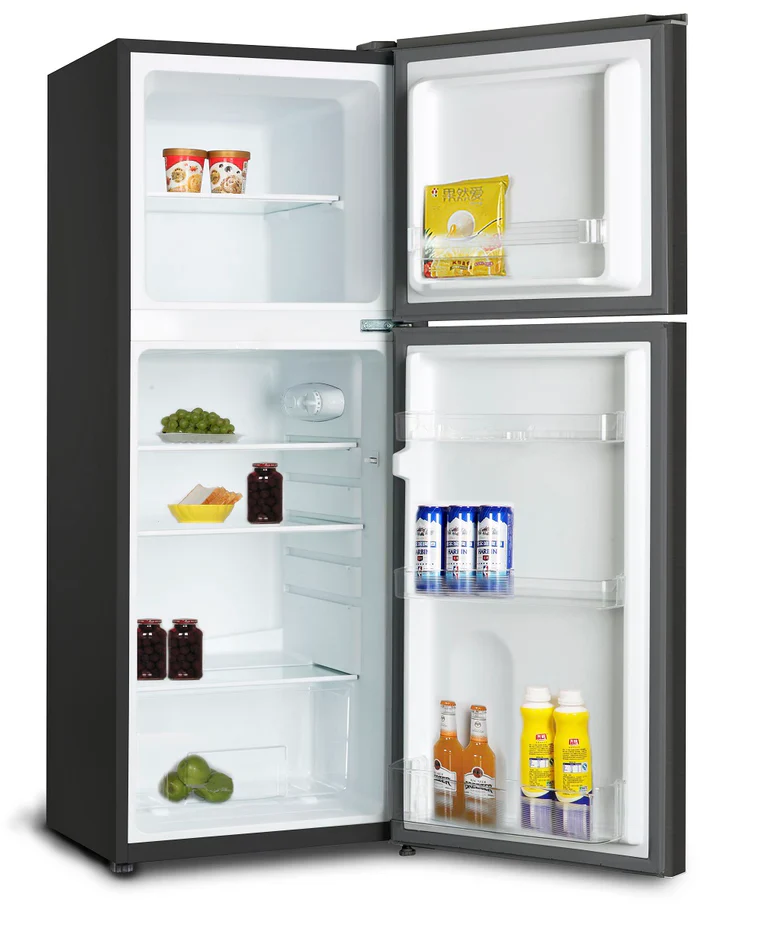 *OPEN BOX* PowerPoint 48 X 128cm Fridge Freezer - Black | P74250MLBL-E - Image 4