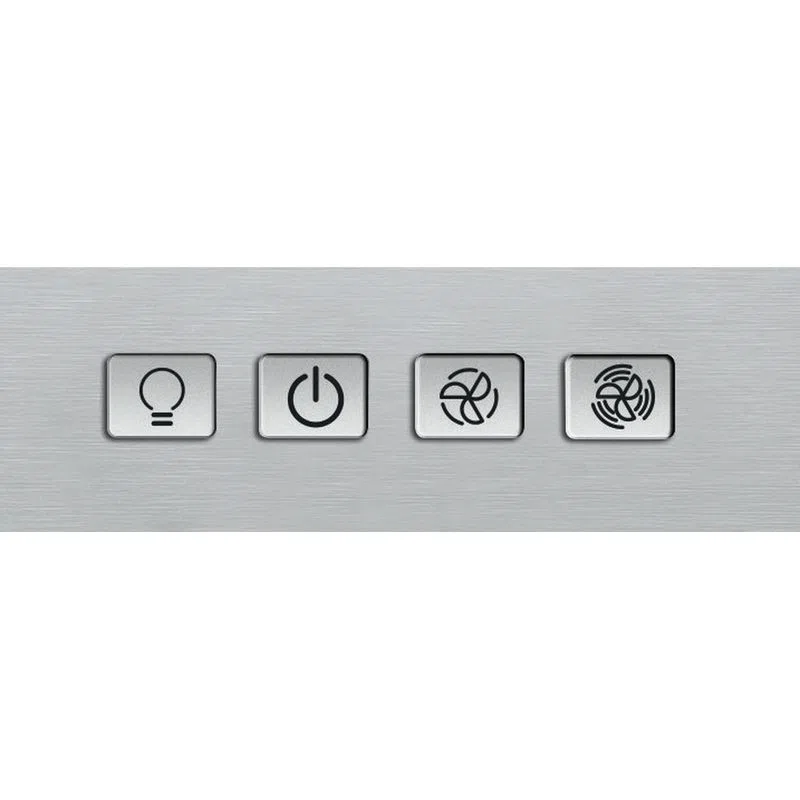 HOTPOINT 60CM Curved Glass Cooker Hood - S/STEEL - Grey | PHGC64FLMX - Image 3