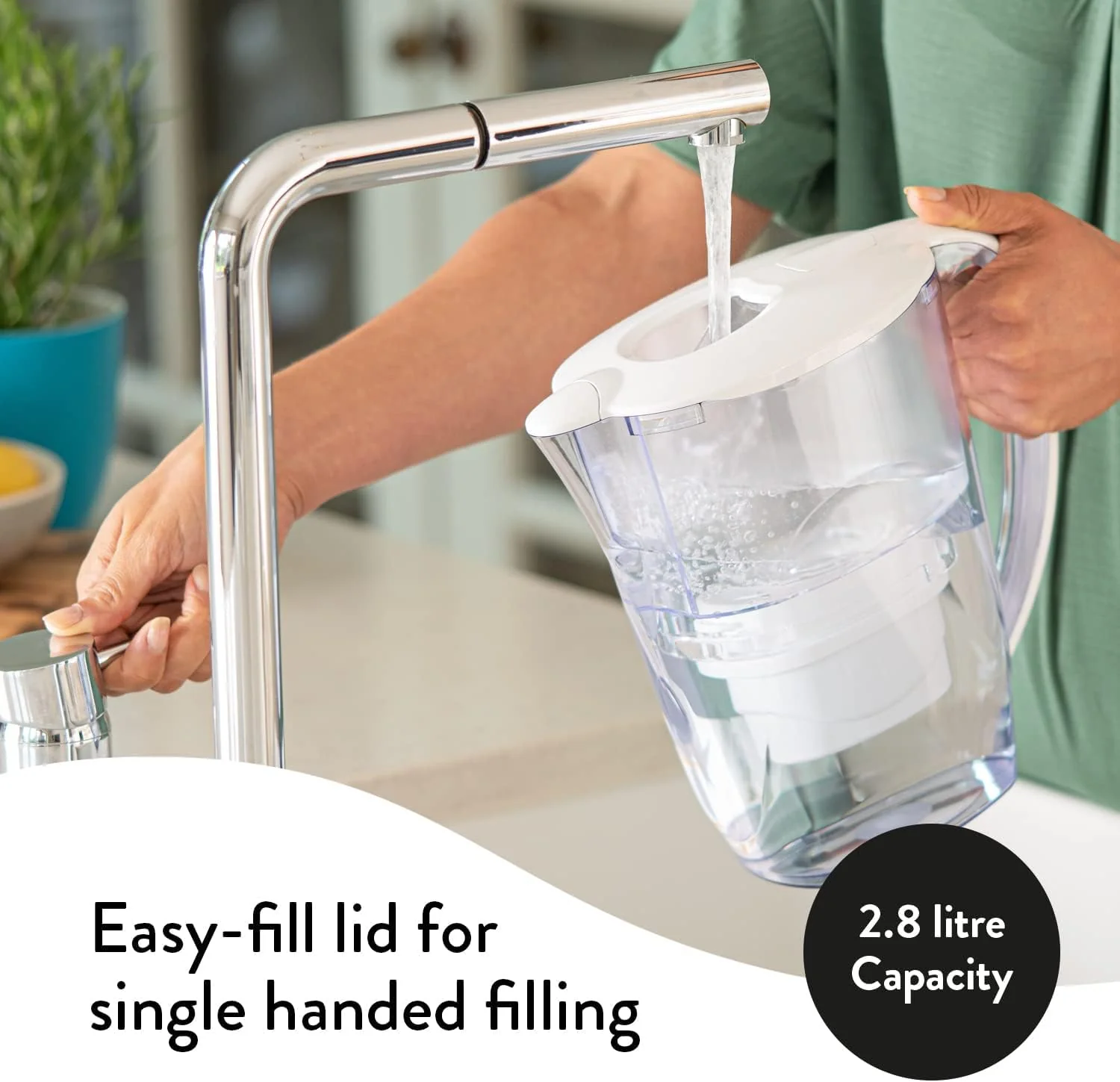 AQUA Optima Oria Filter Jug and 9 Filters | PJ0611 - Image 4