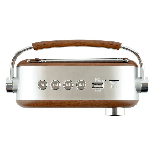 LLOYTRON AM/FM BT MP3 Vintage Radio - Wood Effect | PP6403 - Image 4
