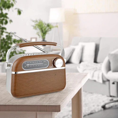 LLOYTRON AM/FM BT MP3 Vintage Radio - Wood Effect | PP6403 - Image 5