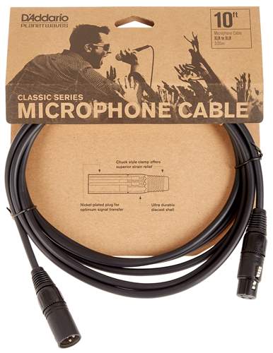 Planetwaves 10ft Microphone Lead | PW-CMIC-10 - Image 2