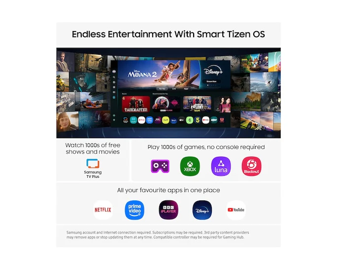 Samsung 65" QLED 4K Vision AI Smart TV | QE65Q7F5AUXXU - Image 4