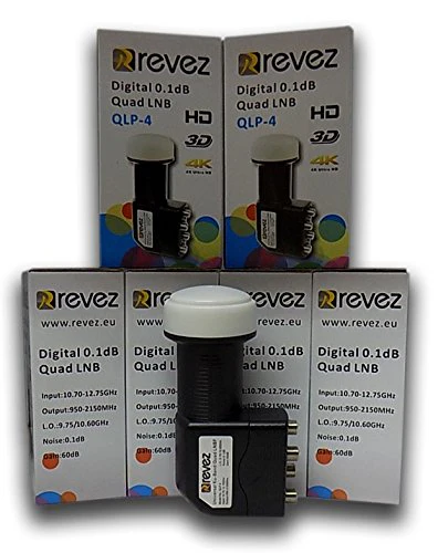 REVEZ Quad LNB HD 4K 3D | QLP-4 - Image 2