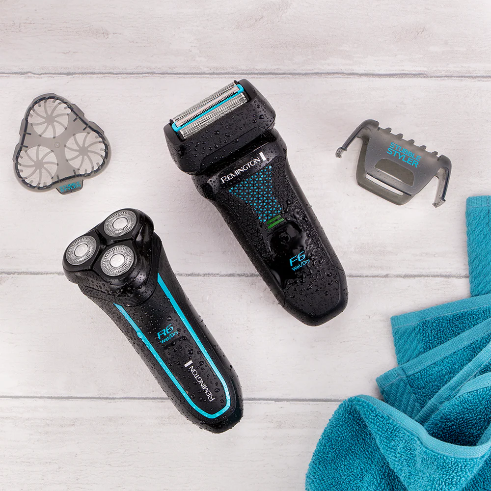 Remington R6 Style Series Rotary Shaver - Wet & Dry Shaver - Electric Shaver for men - Aqua || R6000 - Image 3