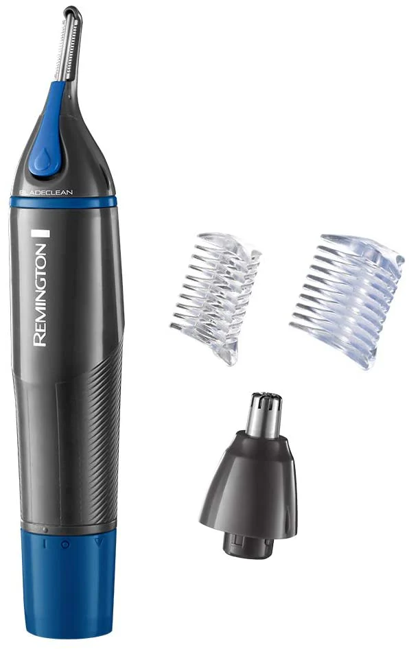 Remington Nano Series Nose and Ear Trimmer, Black & Blue | NE3850 - Image 2