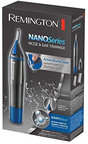 Remington Nano Series Nose and Ear Trimmer, Black & Blue | NE3850 - Image 3