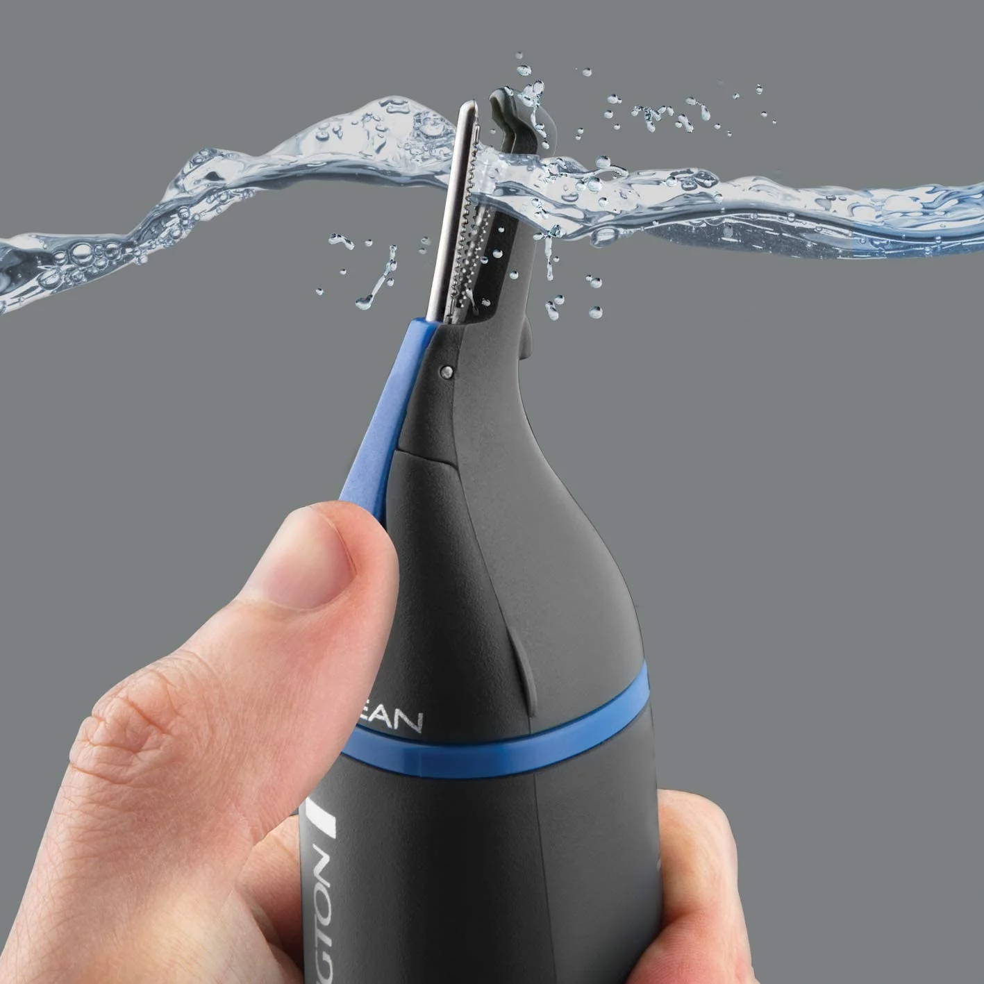 Remington Nano Series Nose and Ear Trimmer, Black & Blue | NE3850 - Image 4