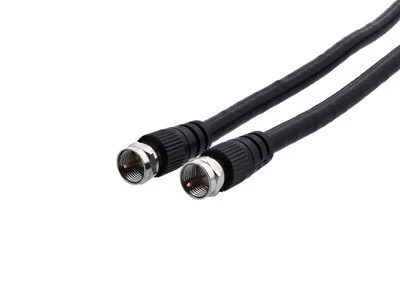 REVEZ 10M RG6 F to F Coax Cable - Black | RG610M