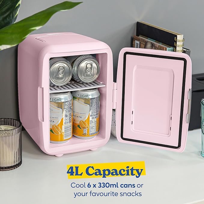 Russell Hobbs Mini Fridge 4L/6 - Pink | RH4CLR1001P/RH - Image 6