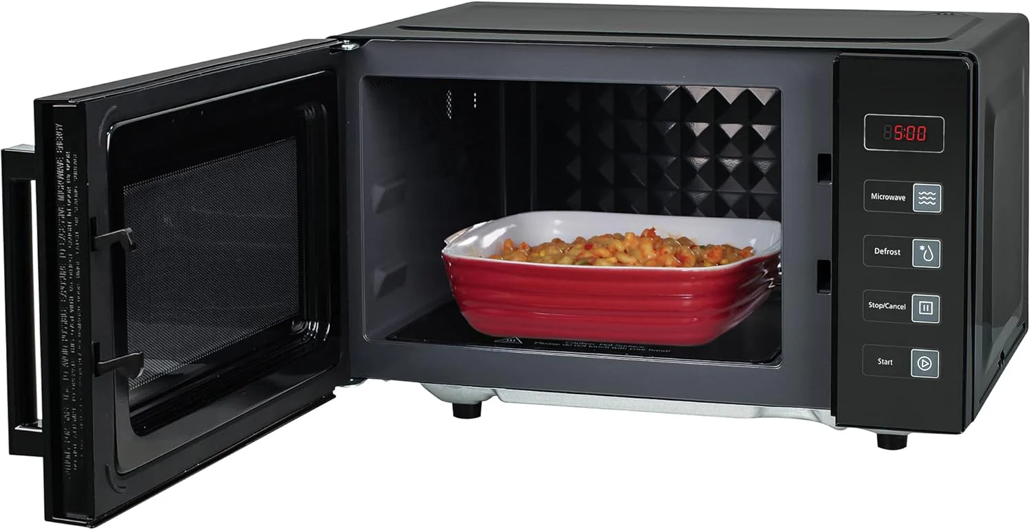 *OPEN BOX* Russell Hobbs Easi 23L Freestanding Solo Flatbed Microwave - Black | RHEM2301B/RH - Image 5