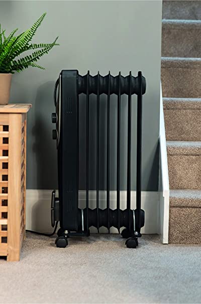 RUSSELL HOBBS Oil Filled Radiator 1.5kw Black | RHOFR5001B - Image 6