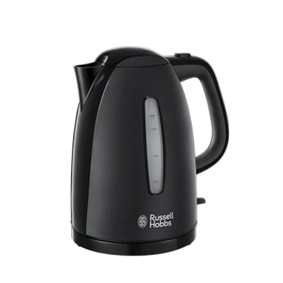 Russell Hobbs Textures Plastic Kettle, Black | 21271