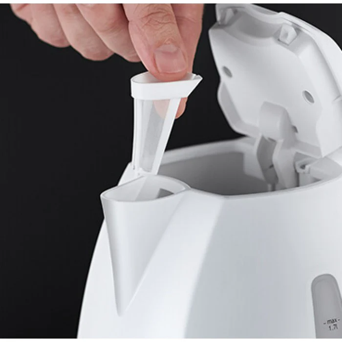 Russell Hobbs Textures Plastic Kettle, White | 21270 - Image 4