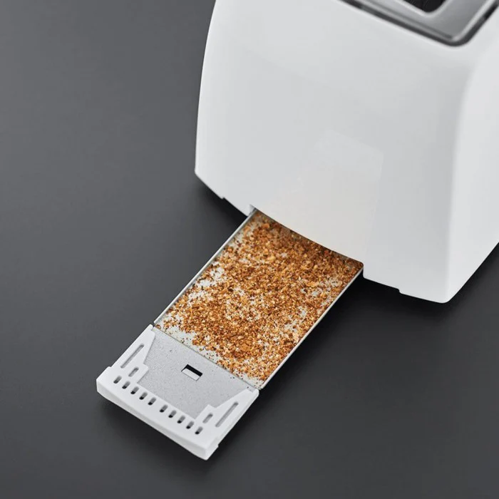 Russell Hobbs Two Slice Textures Toaster, White | 21640 - Image 5