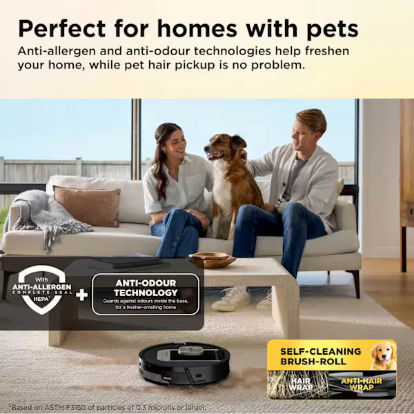 Shark ThermaCharged PowerDetect Wet and Dry Robot Vacuum - Black | RV2900XEUK - Image 7