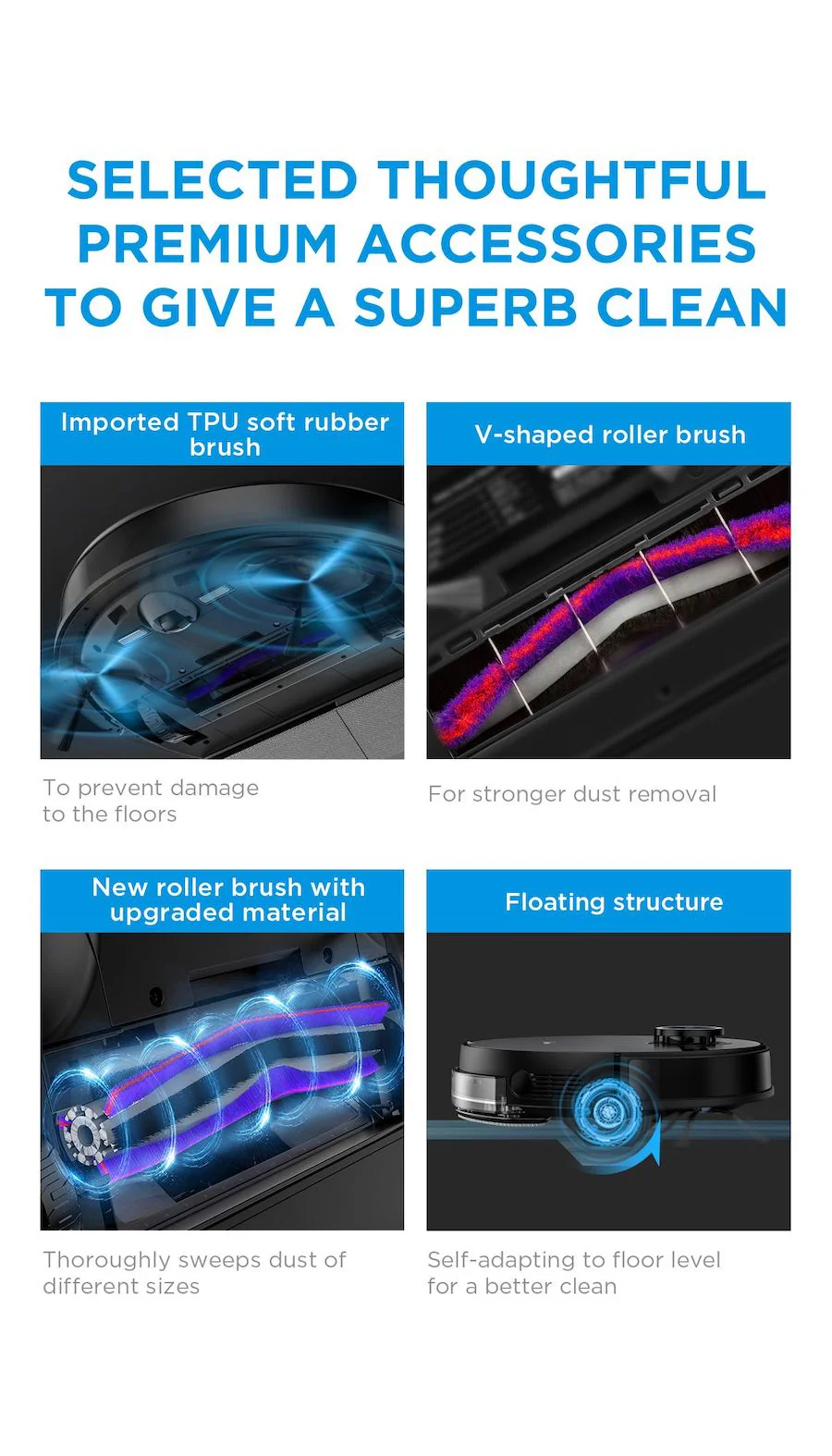 Midea S8+ Robot Vacuum - Robovac - 5200mAh 150min || S8+ - Image 15