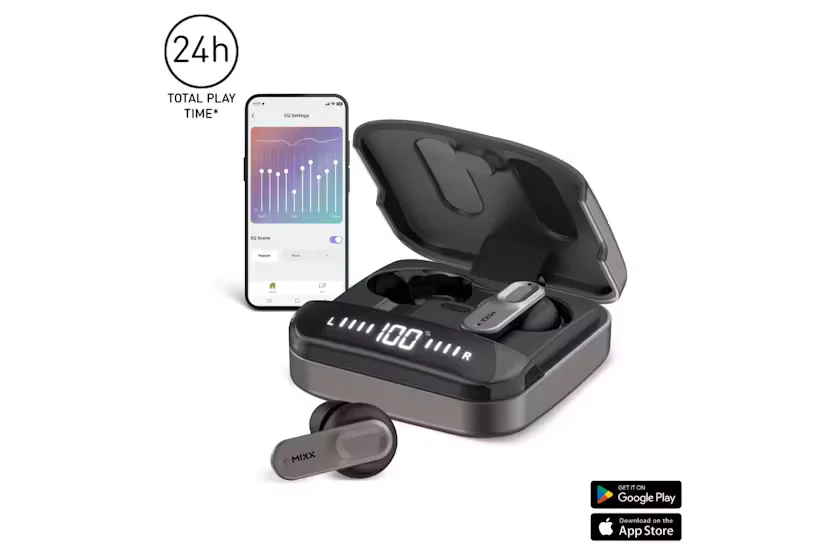 Mixx Streambuds Ultra Mini In-Ear True Wireless Earbuds - Black | SBULMIBK377 - Image 5