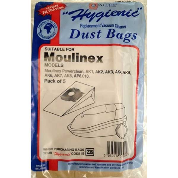 Moulinex Powerclean Vacuum Cleaner Bags | SDB236 - Image 2