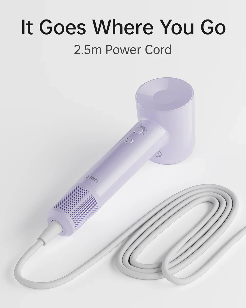 Laifen SE Lite Hair Dryer - Purple || SE-LITE PURPLE - Image 3