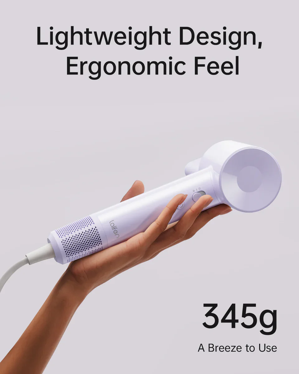 Laifen SE Lite Hair Dryer - Purple || SE-LITE PURPLE - Image 5
