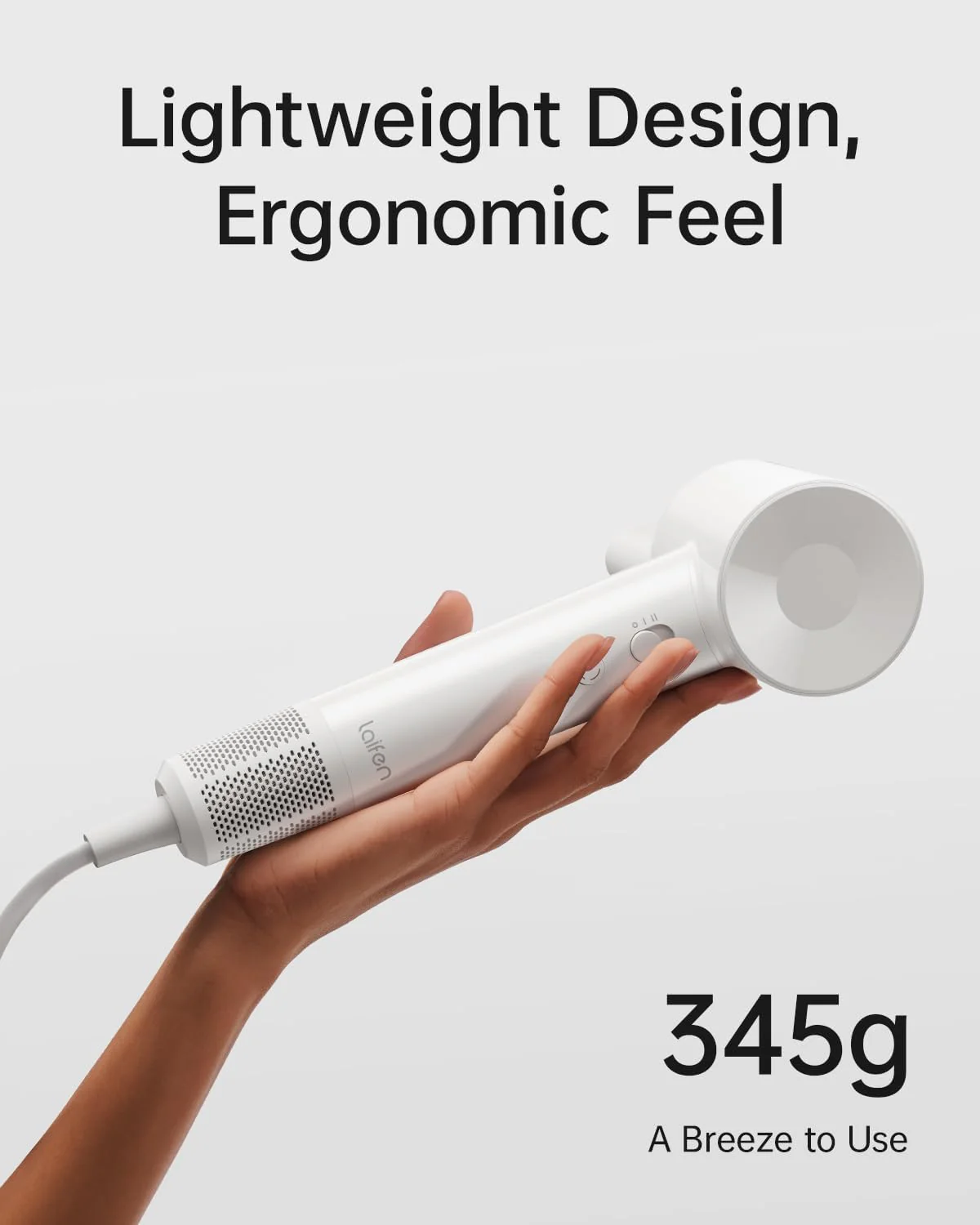 Laifen SE Lite Hair Dryer - White | SE-LITE WHITE - Image 5