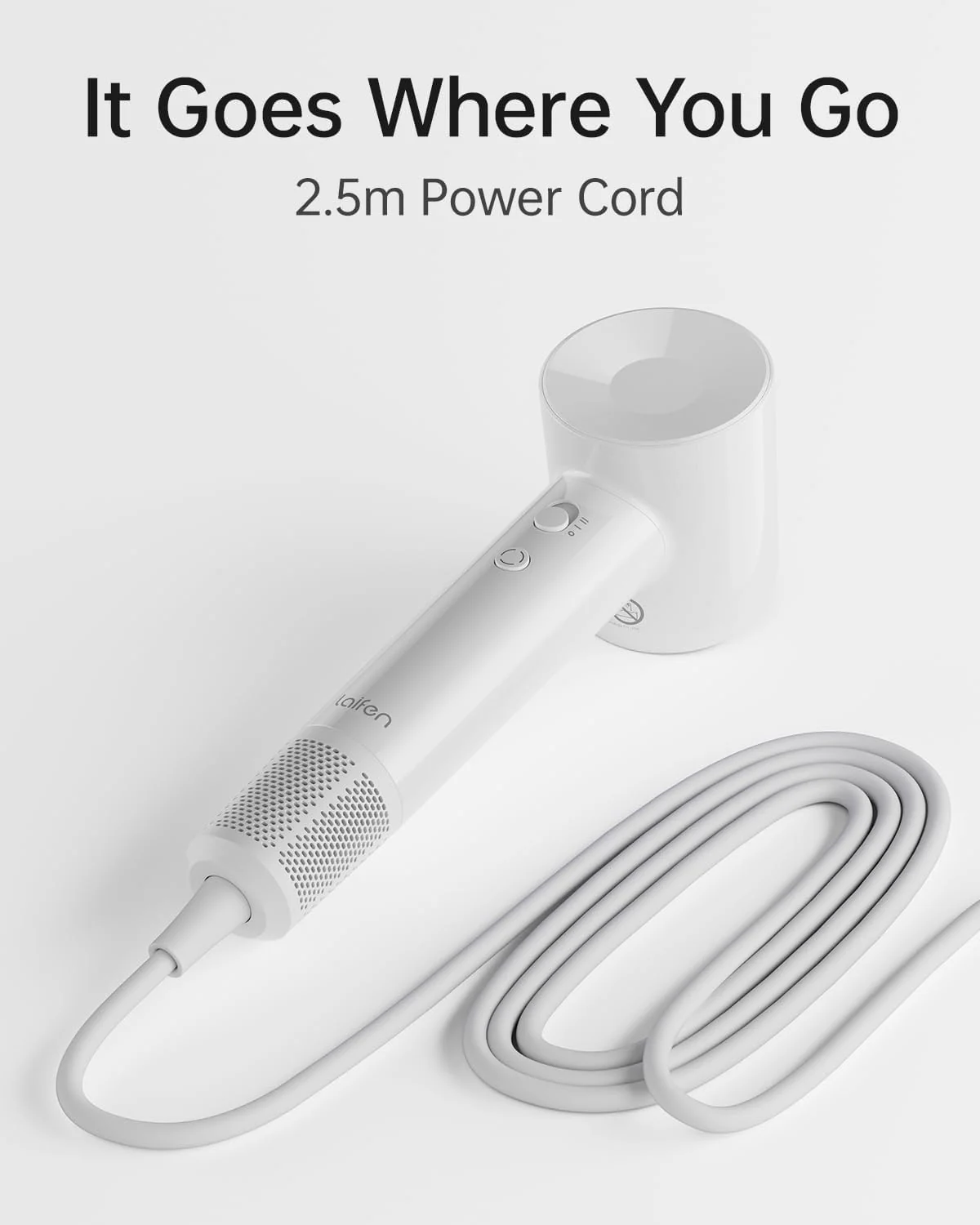 Laifen SE Lite Hair Dryer - White | SE-LITE WHITE - Image 6