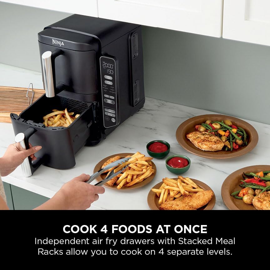 Ninja Double Stack 2-Drawer Air Fryer 7.6L | SL300UK - Image 10