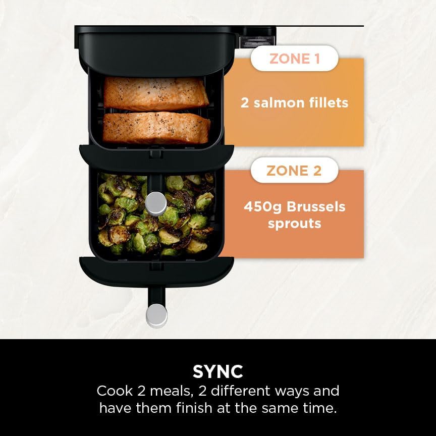 Ninja Double Stack 2-Drawer Air Fryer 7.6L | SL300UK - Image 6
