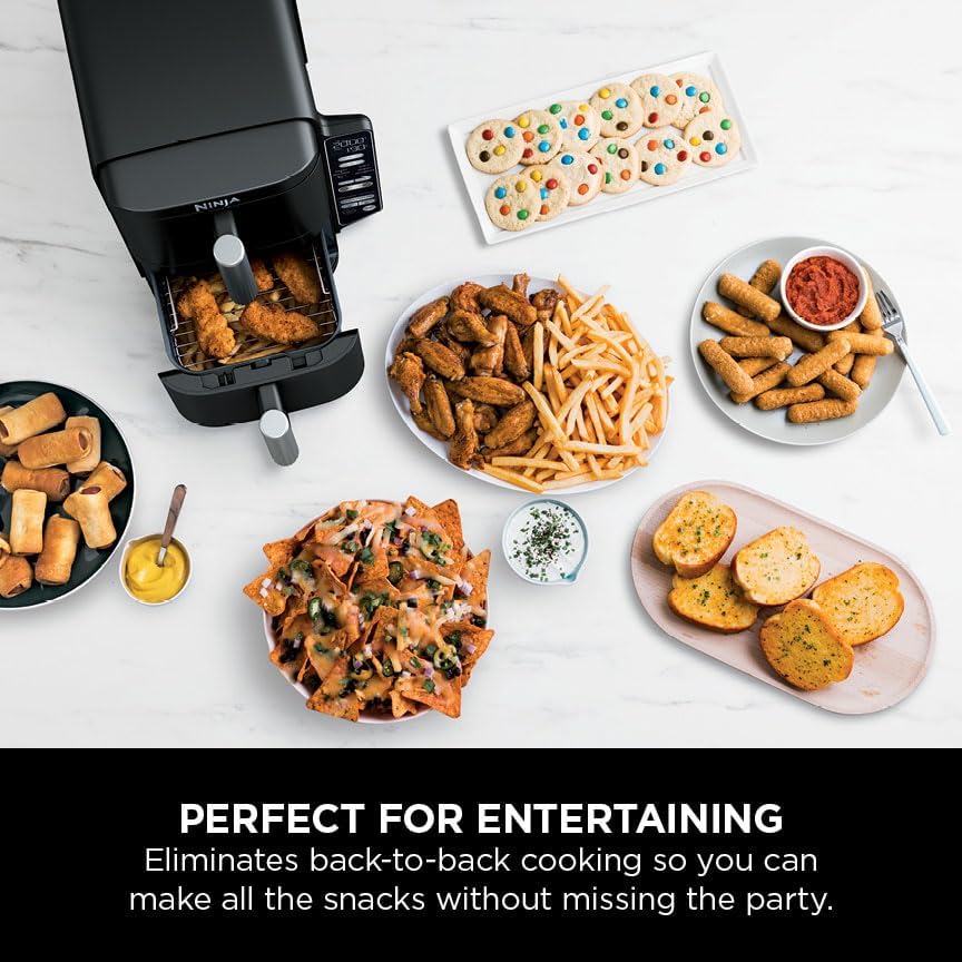 Ninja Double Stack 2-Drawer Air Fryer 7.6L | SL300UK - Image 9