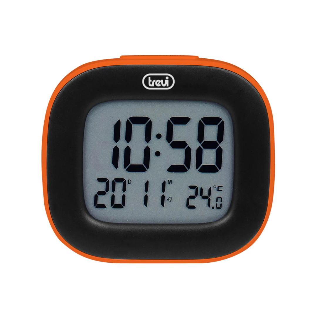 Trevi Digital Alarm Clock - Orange | SLD3875