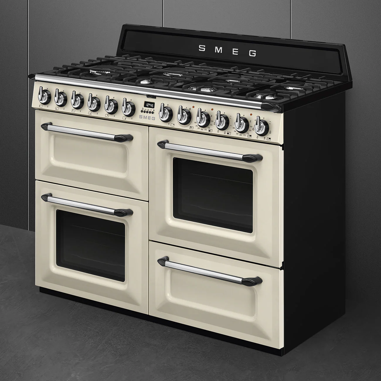 Smeg 110x60 cm Victoria Dual fuel Cooker with Gas Hob - Cream | SMG TR4110P1 - Image 3