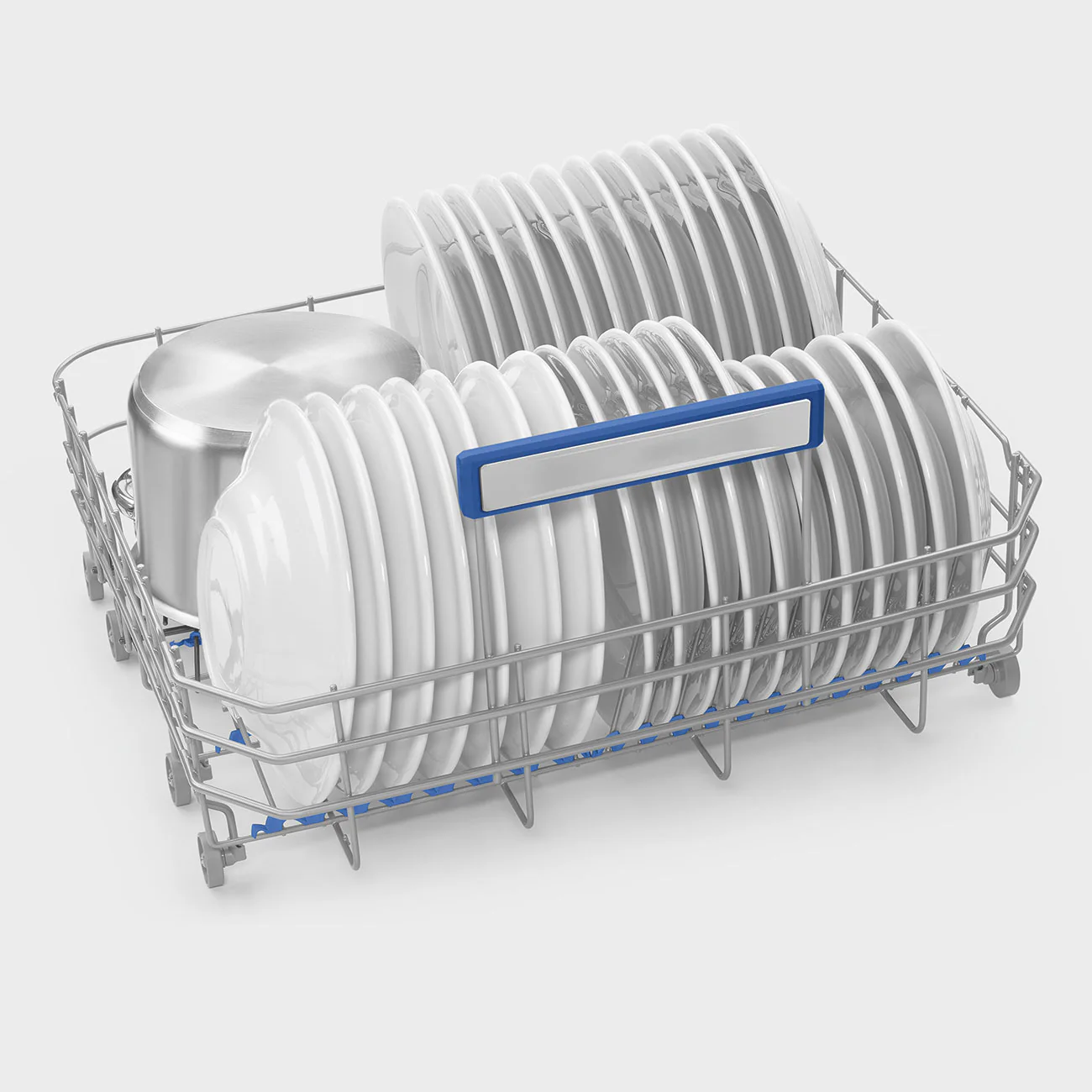 Smeg 60cm Integrated 13 place dishwasher - Silver, Universal Design | SMG DI323BL - Image 5