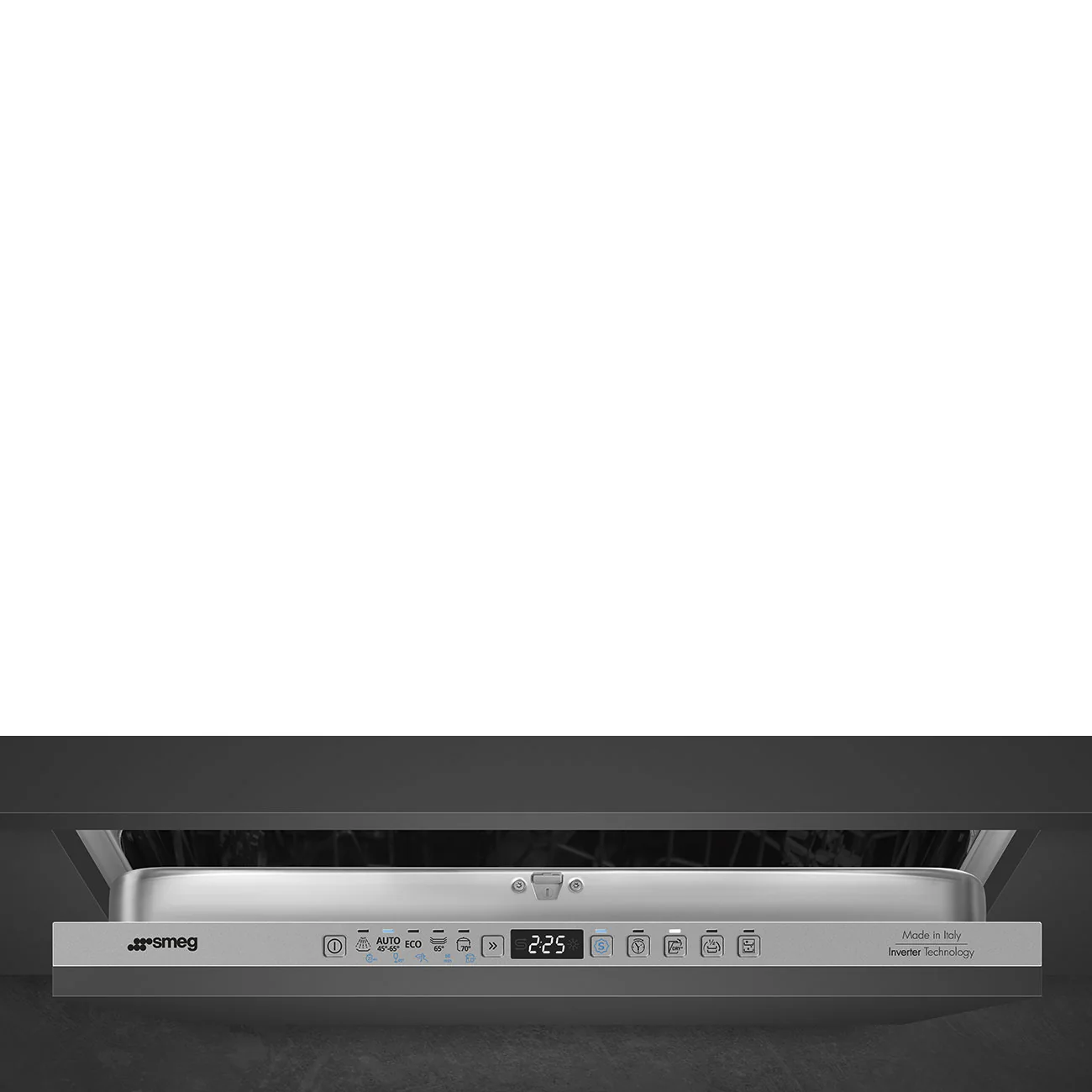 Smeg 60cm Integrated 13 place dishwasher - Silver, Universal Design | SMG DI323BL - Image 9