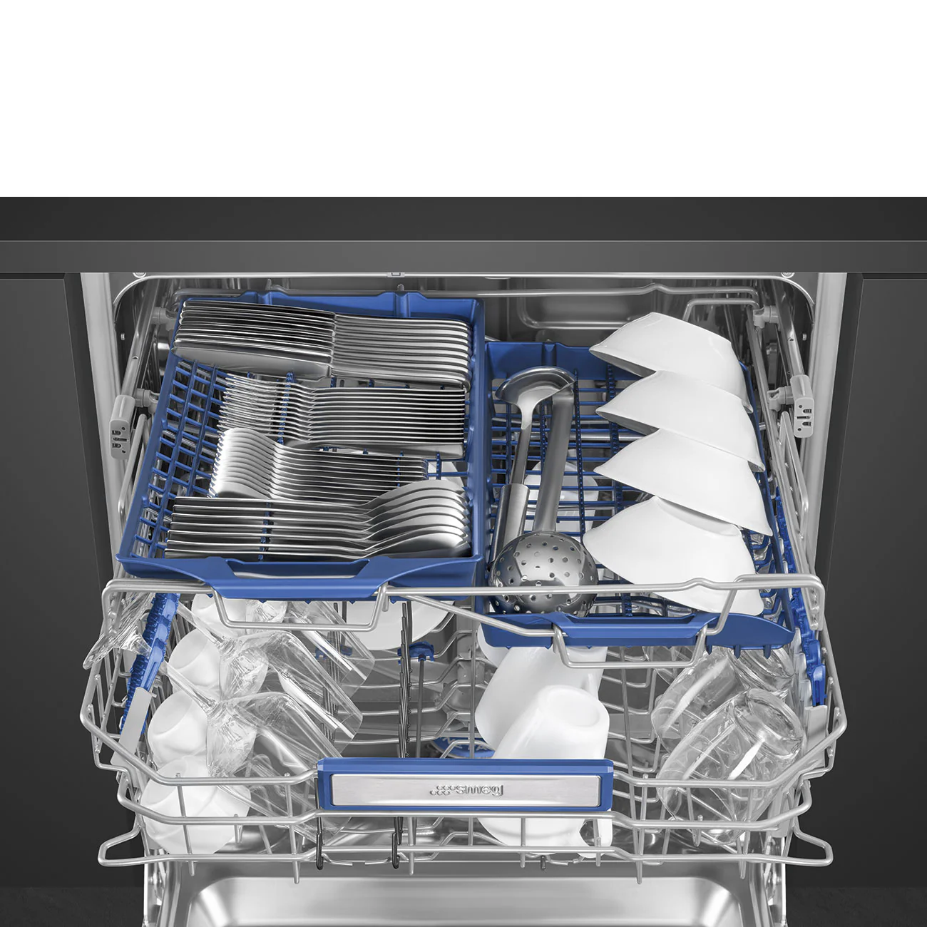 Smeg 60cm Semi-professional Fully-integrated built-in 14 Place dishwasher - Universal Aesthetic | SMG ST323PM - Image 7