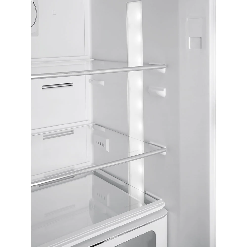 Smeg 60cm Retro Style 60/40 Fridge Freezer with NoFrost, Right Hand Hinge - Cream | SMG FAB32RCR6UK - Image 4
