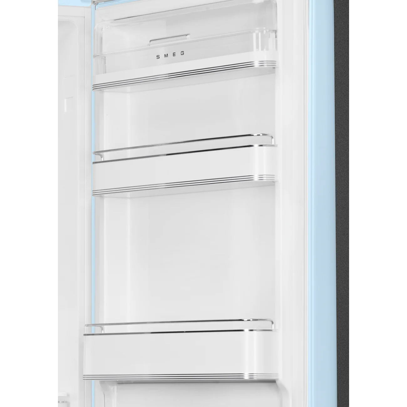 Smeg 60cm Retro Style 60/40 Fridge Freezer with NoFrost, Right Hand Hinge - Pastel Blue | SMG FAB32RPB6UK - Image 4