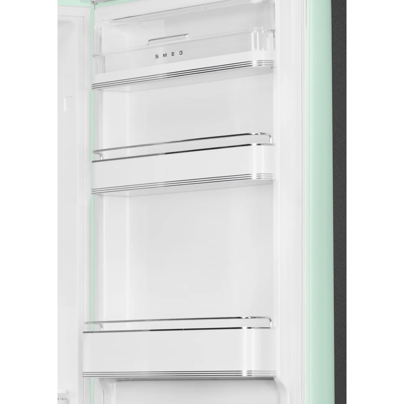 Smeg 60cm Retro Style 60/40 Fridge Freezer with NoFrost, Right Hand Hinge - Pastel Green | SMG FAB32RPG6UK - Image 4